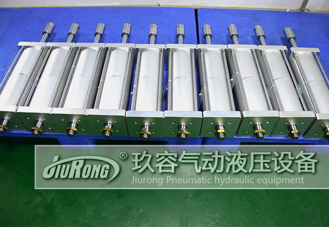 10臺(tái)行程可調(diào)的雙倍力氣缸 10臺(tái)行程可調(diào)的雙倍力氣缸